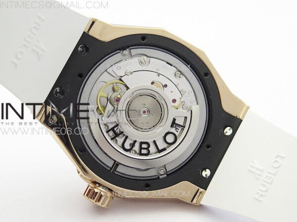 Classic Fusion Orlinski RG Full Diamonds APSF 1:1 Best Edtion White Faceted Dial on White Rubber Strap A2892 – Bild 18