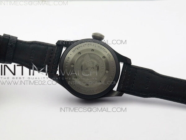 Big Pilot Real PR IW502001 Real Ceramic V2 ZF 1:1 Best Edition Black Dial on Black Calfskin Strap A51111 – Bild 19