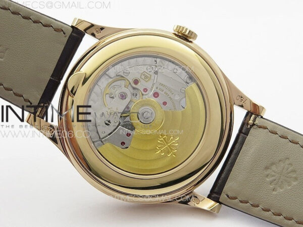 Annual Calendar Moonphase 5396 RG PPF 1:1 Best Edition White Sticks Dial on Black Leather Strap PPF324 – Bild 21
