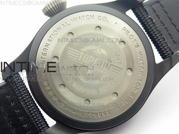Big Pilot Real PR IW502001 Real Ceramic V2 ZF 1:1 Best Edition Black Dial on Black Calfskin Strap A51111 – Bild 20