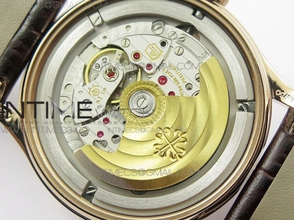 Calatrava 5296R RG ZF 1:1 Best Edition Ivory Dial On Brown Leather Strap 324CS (Free box) – Bild 37