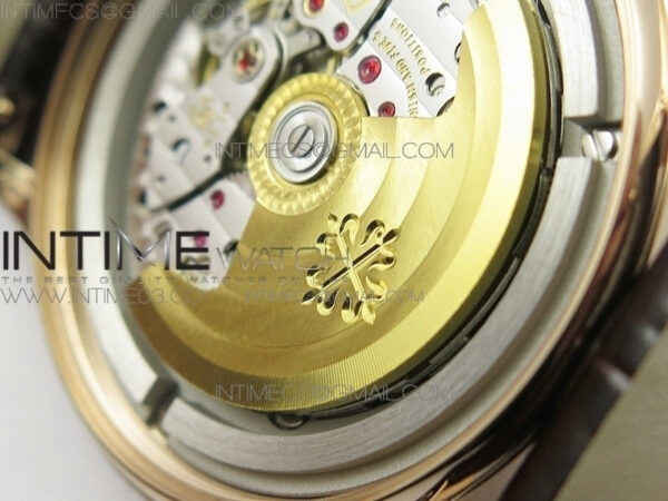 Calatrava 5296R RG ZF 1:1 Best Edition Ivory Dial On Brown Leather Strap 324CS (Free box) – Bild 38