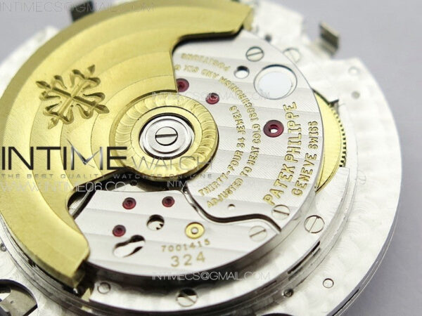Annual Calendar Moonphase 5396 RG PPF 1:1 Best Edition White Sticks Dial on Black Leather Strap PPF324 – Bild 28
