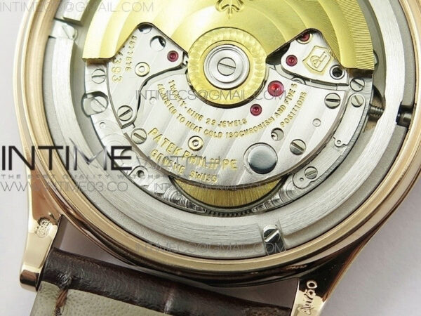 Calatrava 5296R RG ZF 1:1 Best Edition Ivory Dial On Brown Leather Strap 324CS (Free box) – Bild 40
