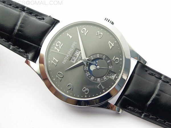 Annual Calendar Complications 5396 SS GRF Best Edition Gray dial on Black leather strap A324 – Bild 2