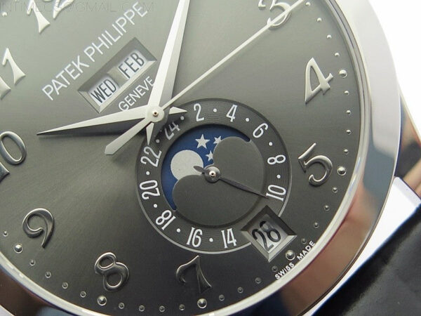 Annual Calendar Complications 5396 SS GRF Best Edition Gray dial on Black leather strap A324 – Bild 5
