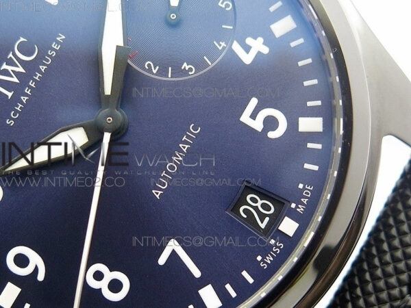 Big Pilot Real PR IW502003 Real Ceramic V2 ZF 1:1 Best Edition on Black Calfskin Strap A51111 – Bild 6