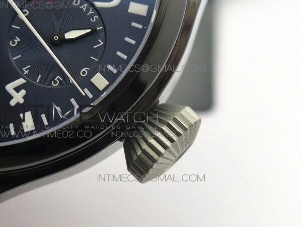 Big Pilot Real PR IW502003 Real Ceramic V2 ZF 1:1 Best Edition on Black Calfskin Strap A51111 – Bild 8