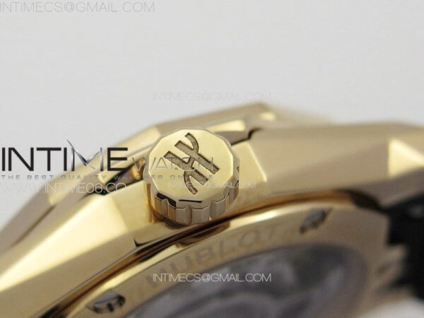 Classic Fusion Orlinski RG Full Diamonds APSF 1:1 Best Edtion Black Faceted Dial on Black Rubber Strap A2892 – Bild 9