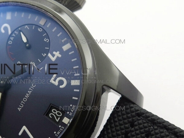 Big Pilot Real PR IW502003 Real Ceramic V2 ZF 1:1 Best Edition on Black Calfskin Strap A51111 – Bild 9