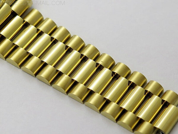 Day Date 40mm 228238 Gain Weight YG/tungsten APSF 1:1 Best Edition Black Dial Sticks Markers on YG President Bracelet A2836 – Bild 27