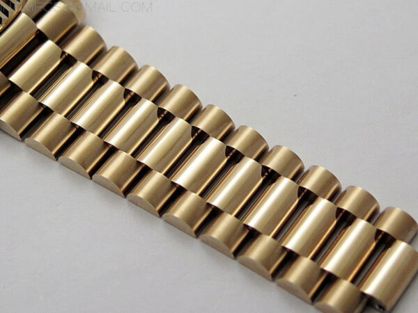 Day Date 40mm 228238 Gain Weight RG/tungsten APSF 1:1 Best Edition Brown Dial Sticks Markers on RG President Bracelet A2836 – Bild 14