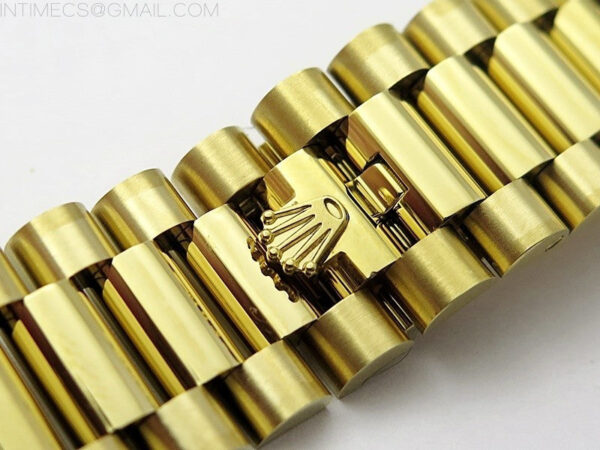 Day Date 40mm 228238 Gain Weight YG/tungsten APSF 1:1 Best Edition Black Dial Sticks Markers on YG President Bracelet A2836 – Bild 32