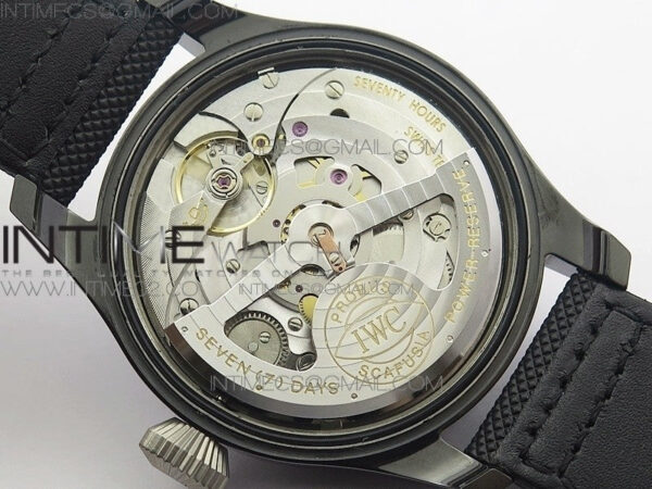 Big Pilot Real PR IW502003 Real Ceramic V2 ZF 1:1 Best Edition on Black Calfskin Strap A51111 – Bild 21