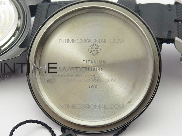 Big Pilot Real PR IW502003 Real Ceramic V2 ZF 1:1 Best Edition on Black Calfskin Strap A51111 – Bild 24