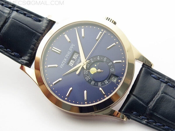Annual Calendar Complications 5396 RG GRF Best Edition Blue dial on Blue leather strap A324 – Bild 2