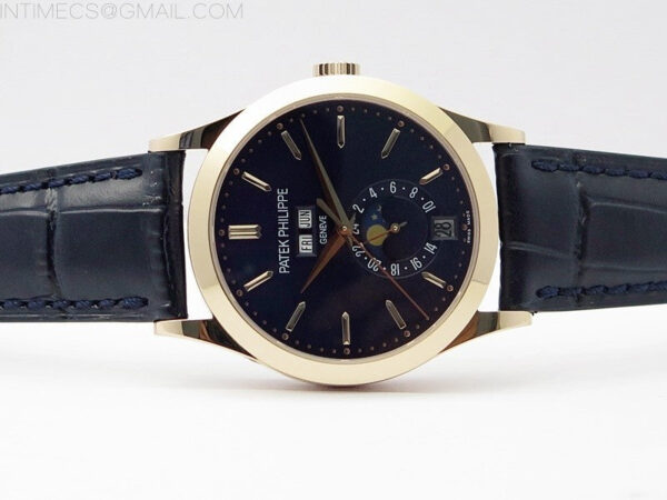 Annual Calendar Complications 5396 RG GRF Best Edition Blue dial on Blue leather strap A324 – Bild 3