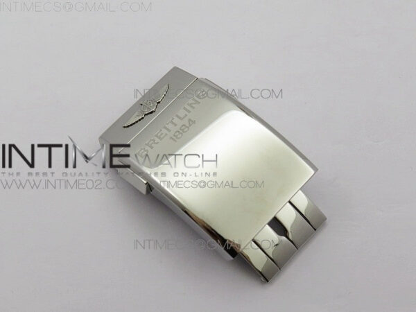Breitling Blue Gummy Rubber Strap 24/20 + Genuine Clasp – Bild 3