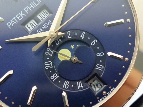 Annual Calendar Complications 5396 RG GRF Best Edition Blue dial on Blue leather strap A324 – Bild 5