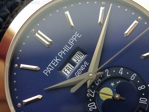Annual Calendar Complications 5396 RG GRF Best Edition Blue dial on Blue leather strap A324 – Bild 8