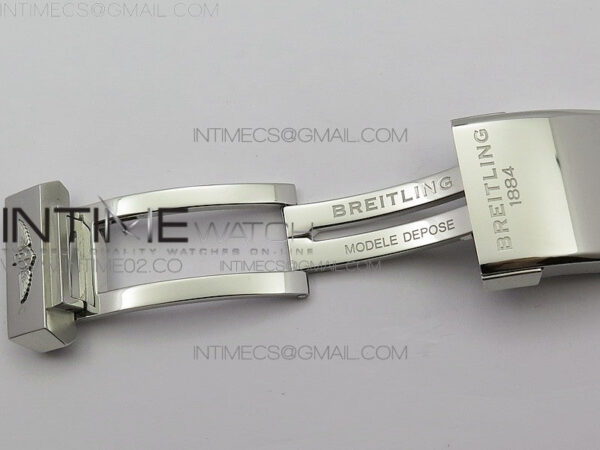 Breitling Blue Gummy Rubber Strap 24/20 + Genuine Clasp – Bild 9