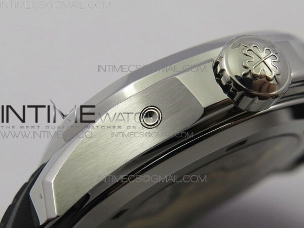 Aquanaut 5164A SS GRF Best Edition Black Dial on Black Rubber Strap A324 – Bild 10