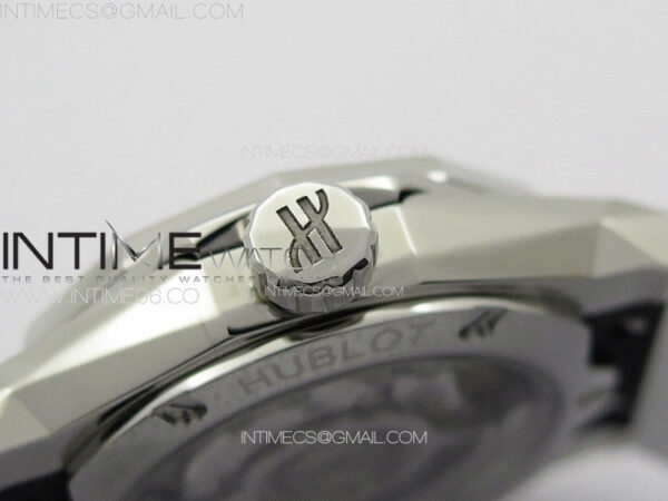 Classic Fusion Orlinski SS Full Diamonds APSF 1:1 Best Edtion White Faceted Dial on White Rubber Strap A2892 – Bild 10