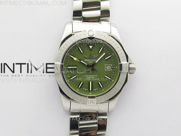 Avenger Automatic 43mm SS B50 Best Edition Green Dial on SS Bracelet A2824