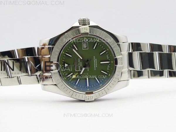 Avenger Automatic 43mm SS B50 Best Edition Green Dial on SS Bracelet A2824 – Bild 6