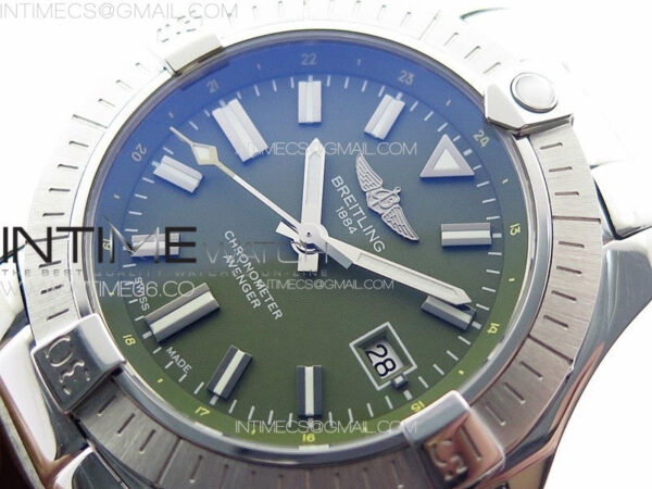 Avenger Automatic 43mm SS B50 Best Edition Green Dial on SS Bracelet A2824 – Bild 5