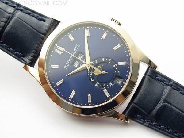 Annual Calendar Complications 5396 RG GRF Best Edition Blue dial T Crystal Markers on Blue leather strap A324 – Bild 2