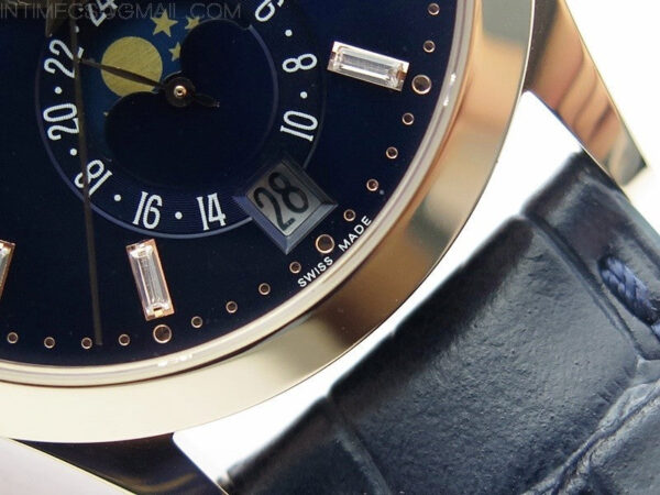 Annual Calendar Complications 5396 RG GRF Best Edition Blue dial T Crystal Markers on Blue leather strap A324 – Bild 6