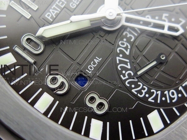 Aquanaut 5164A SS GRF Best Edition Brown Dial on Black Rubber Strap A324 – Bild 7