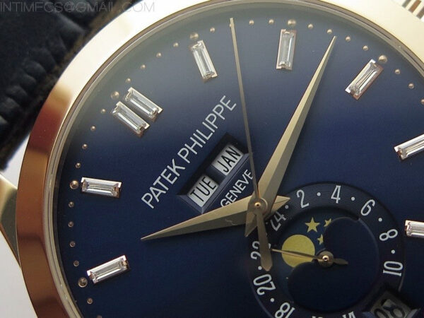 Annual Calendar Complications 5396 RG GRF Best Edition Blue dial T Crystal Markers on Blue leather strap A324 – Bild 8