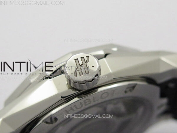Classic Fusion Orlinski SS Full Diamonds APSF 1:1 Best Edtion Black Faceted Dial on Black Rubber Strap A2892 – Bild 10