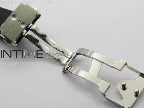 Classic Fusion Orlinski SS Full Diamonds APSF 1:1 Best Edtion Black Faceted Dial on Black Rubber Strap A2892 – Bild 14