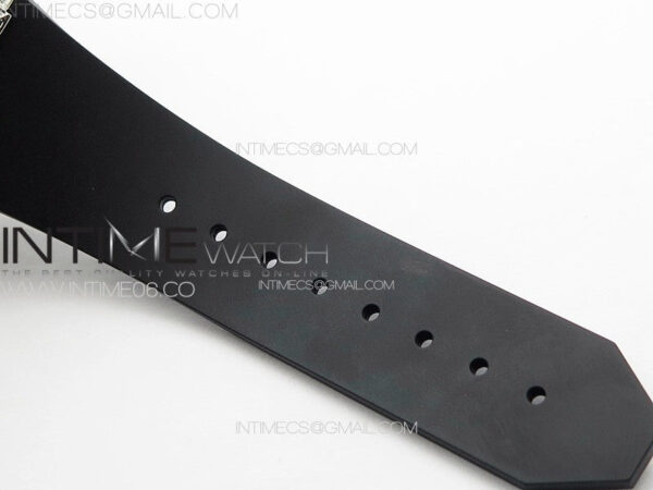 Classic Fusion Orlinski SS Full Diamonds APSF 1:1 Best Edtion Black Faceted Dial on Black Rubber Strap A2892 – Bild 15