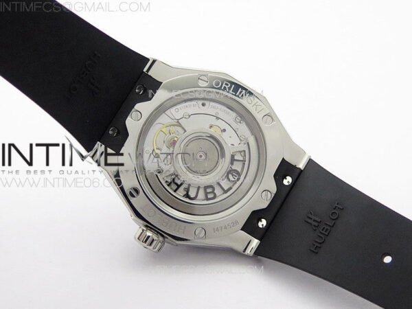 Classic Fusion Orlinski SS Full Diamonds APSF 1:1 Best Edtion Black Faceted Dial on Black Rubber Strap A2892 – Bild 17