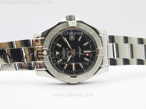Avenger Automatic 43mm SS B50 Best Edition Black Dial on SS Bracelet A2824 – Bild 2