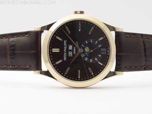 Annual Calendar Complications 5396 RG GRF Best Edition Black dial on Brown leather strap A324 – Bild 3