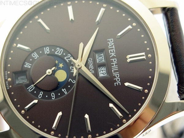 Annual Calendar Complications 5396 RG GRF Best Edition Black dial on Brown leather strap A324 – Bild 4