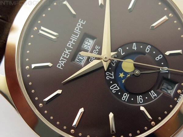 Annual Calendar Complications 5396 RG GRF Best Edition Black dial on Brown leather strap A324 – Bild 7