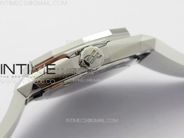 Classic Fusion Orlinski SS APSF 1:1 Best Edtion White Faceted Dial on Black Rubber Strap A2892 – Bild 8