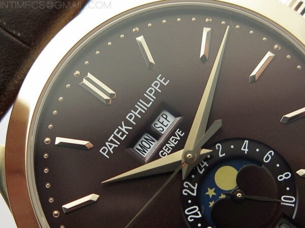 Annual Calendar Complications 5396 RG GRF Best Edition Black dial on Brown leather strap A324 – Bild 8