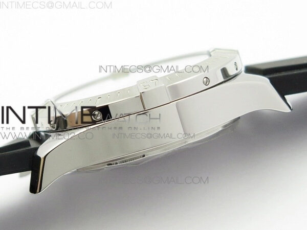 Challenger Chronograph SS White Dial on Rubber Strap A7750 (Free rubber strap) – Bild 8