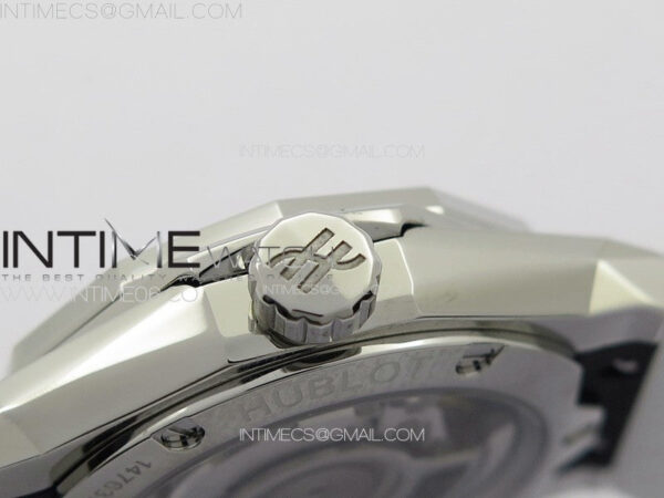 Classic Fusion Orlinski SS APSF 1:1 Best Edtion White Faceted Dial on Black Rubber Strap A2892 – Bild 9