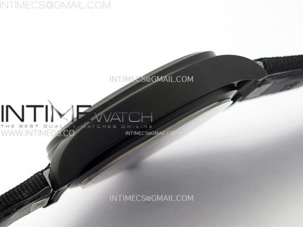 Big Pilot IW329801 Real Ceramic M+F 1:1 Best Edition Black Dial on Black Calfskin Strap SEIKO 8N-24 – Bild 10