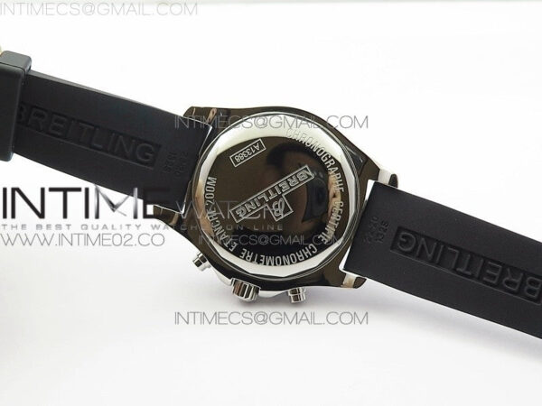 Challenger Chronograph SS White Dial on Rubber Strap A7750 (Free rubber strap) – Bild 10