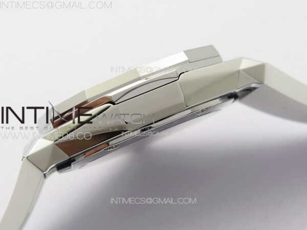 Classic Fusion Orlinski SS APSF 1:1 Best Edtion White Faceted Dial on Black Rubber Strap A2892 – Bild 10