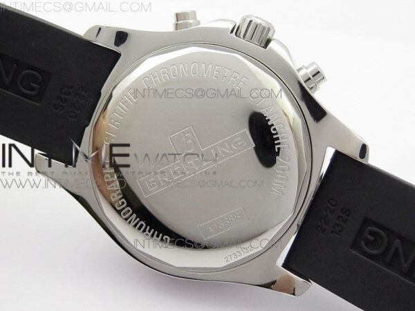 Challenger Chronograph SS White Dial on Rubber Strap A7750 (Free rubber strap) – Bild 11